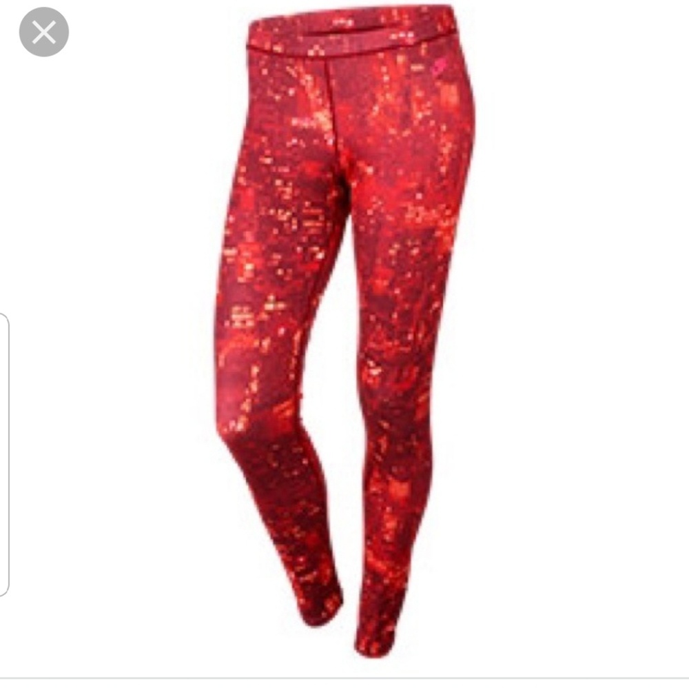 NIKE RED CITY LEGGINGS